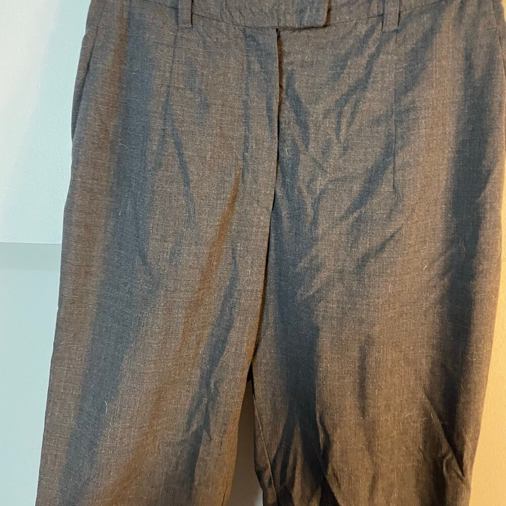 Jil Sander Charcoal Gray Wool Tailored Trouser Pants Women's IT 38 / US 2 EUC - Picture 5 of 14